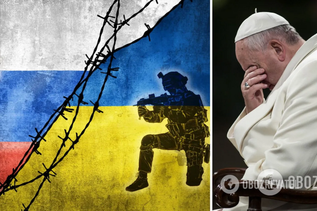 'Гуркіт зброї заглушує спроби діалогу': Папа Франциск закликав не припиняти молитися за мир в Україні