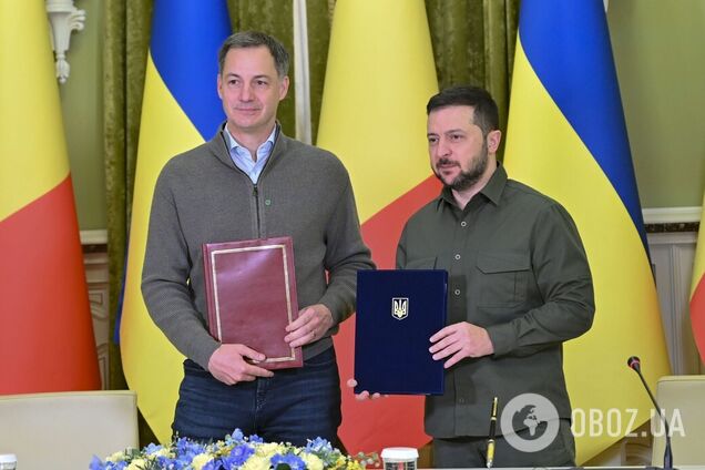 Президент Украины Владимир Зеленский провел встречу с Премьер-министром Королевства Бельгия Александром Де Кроо