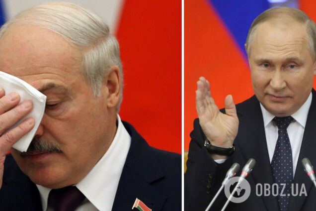 Олександр Лукашенко та Володимир Путін