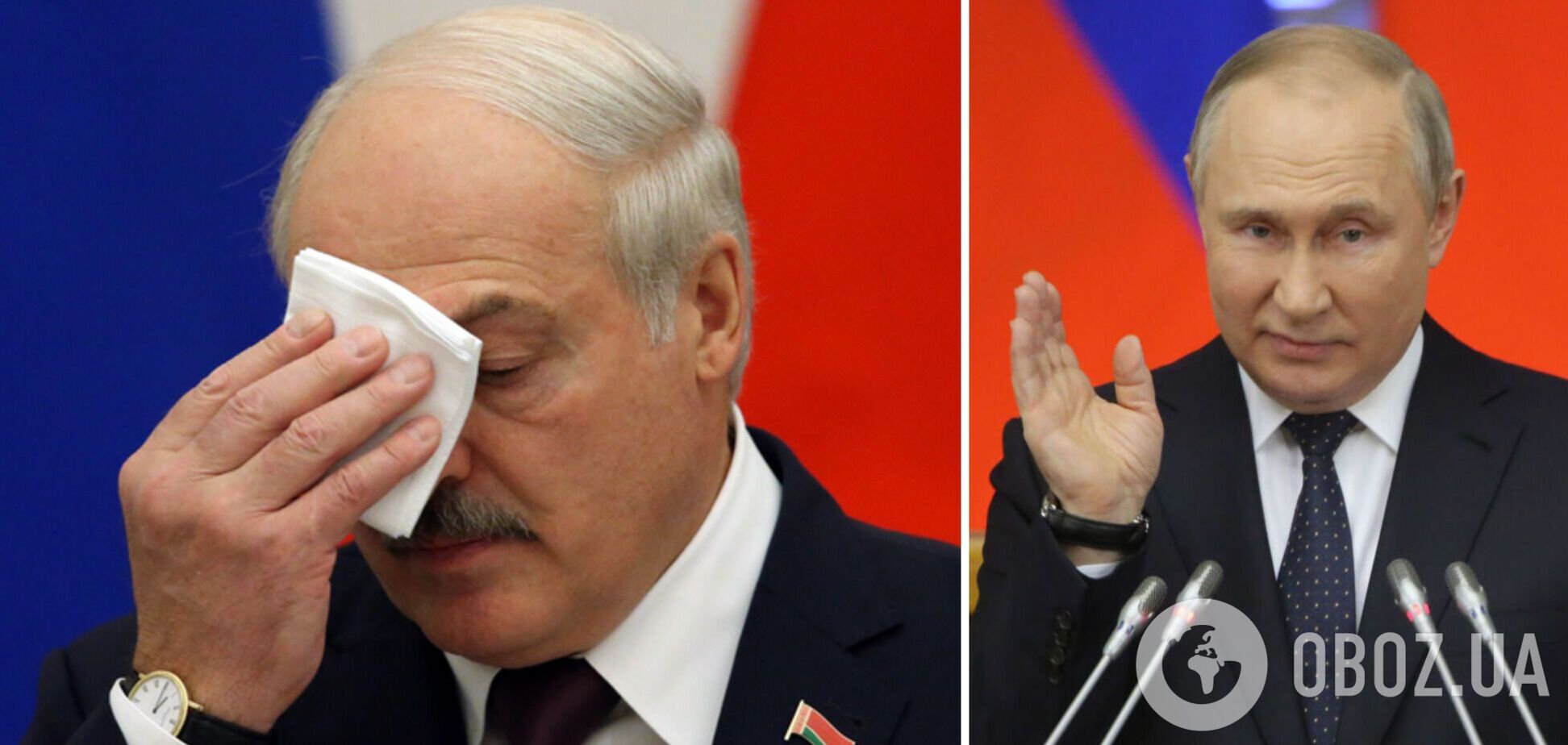 Кремлевскому фюреру срочно понадобился скальп Лукашенко