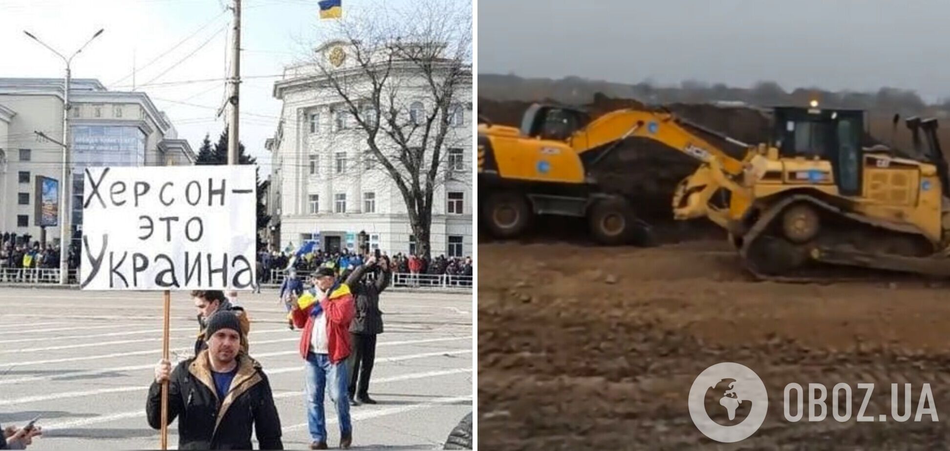 В Херсонской области построили один из проездов в сторону Николаева вместо разрушенного моста: видео