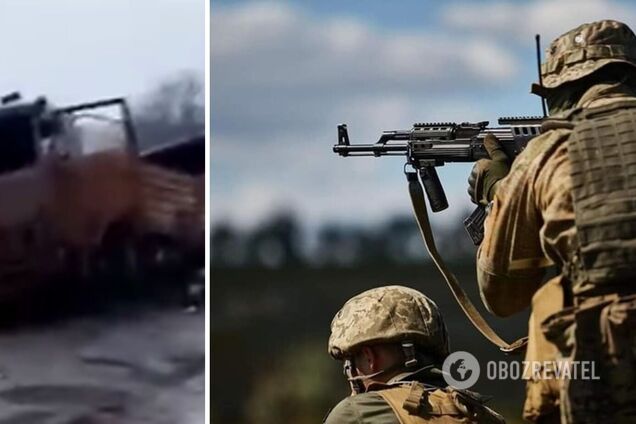 Колонна сожжена в ноль: украинские защитники уничтожили оккупантов, которые должны были усилить разбитые подразделения. Видео