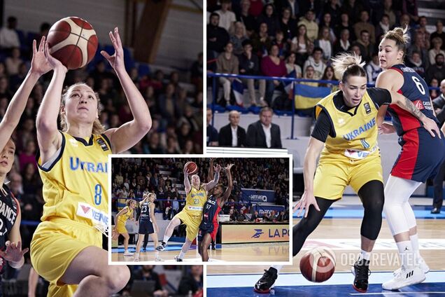 Сборная Украины проиграла Франции в квалификации женского Евробаскета-2023