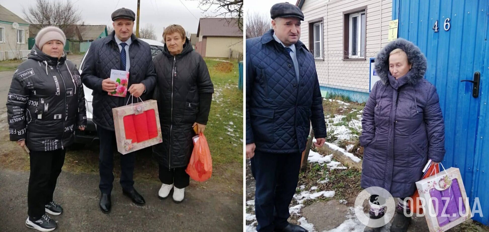 У Курській області матерям ліквідованих в Україні окупантів подарували листівки і рушники. Фото 