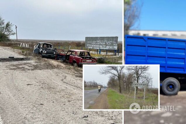 Окупанти під час відступу із Снігурівки крали навіть тракторні причепи: спливли подробиці