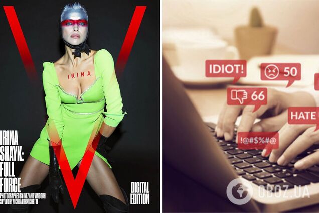'Российская модель и символ V. Вы поддерживаете терроризм?' Американский глянец оскандалился обложкой с Ириной Шейк