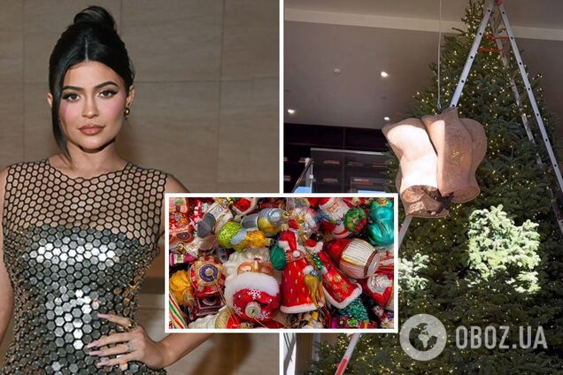 Ялинка в два поверхи і гора прикрас: як Кайлі Дженнер готується до Різдва. Відео