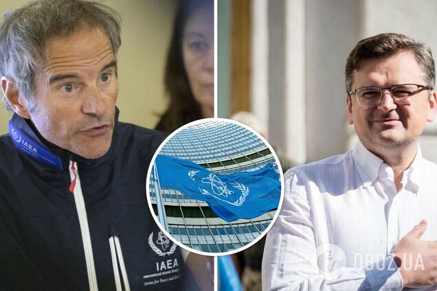 Рафаэль Гросси и Дмитрий Кулеба