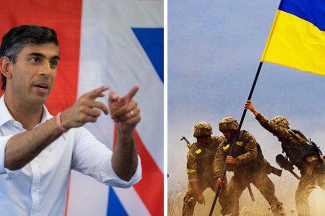 Ріші Сунак обіцяє бути з Україною стільки, скільки потрібно