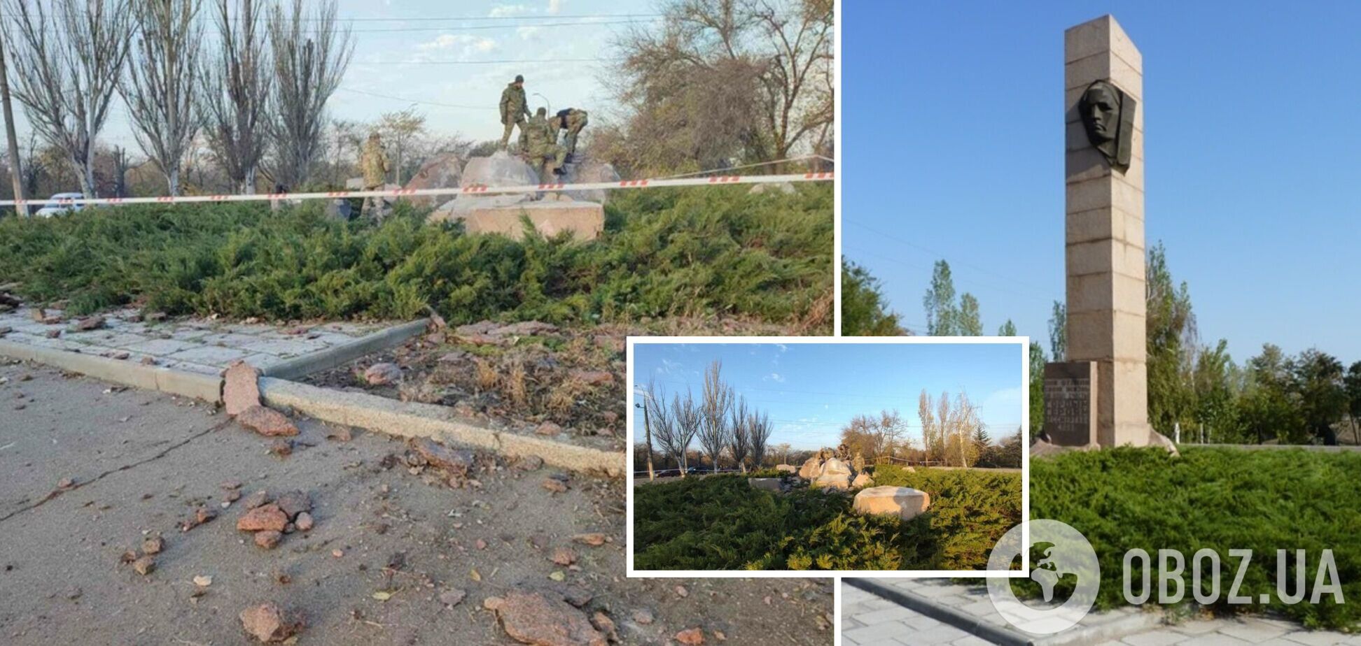 В Николаеве взорвали обелиск 'Родина-мать': от него осталась груда камней. Фото и видео