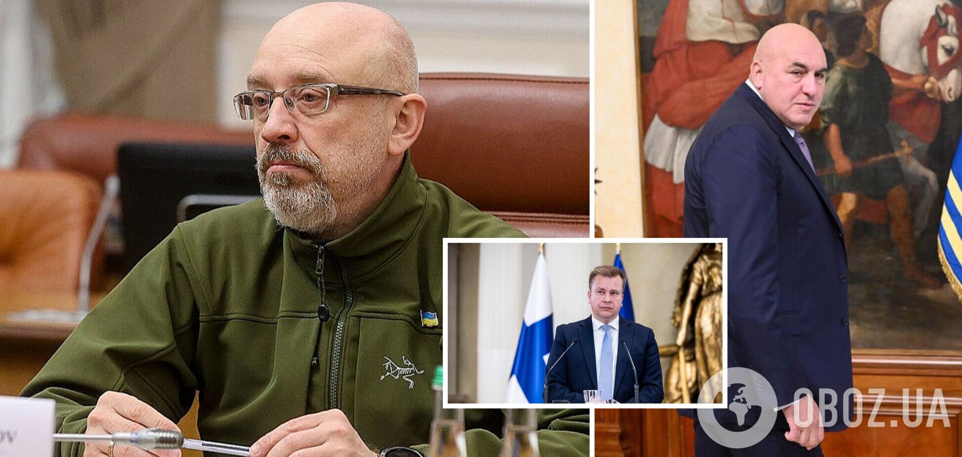 Резніков обговорив з очільниками міноборони Фінляндії та Італії військову допомогу Україні: деталі