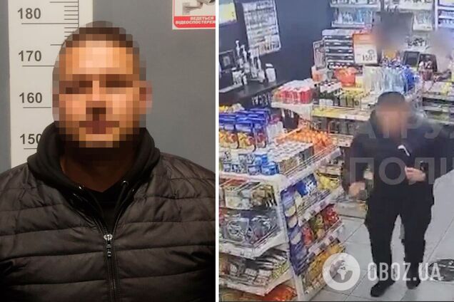 Мужчина ограбил АЗС