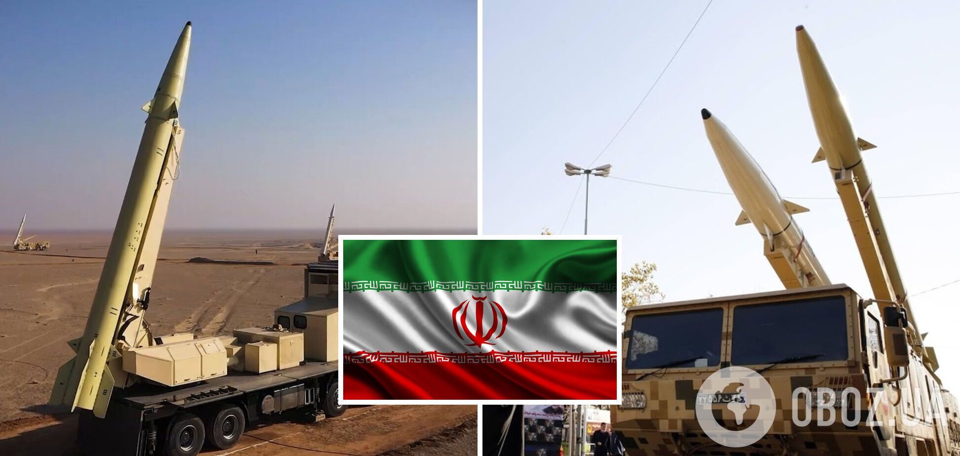Иранские баллистические ракеты Fateh-110 и Zolfaghar