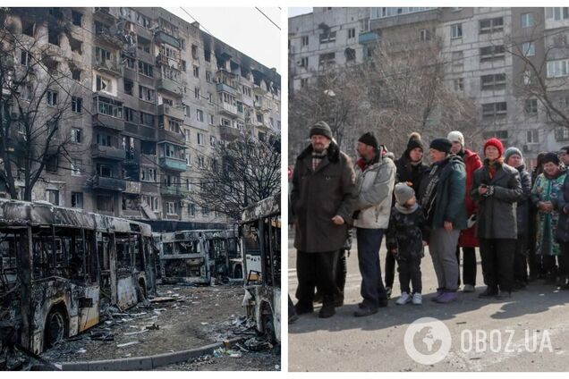 В оккупированном Мариуполе люди дерутся за электрообогреватели: жители города оказались на грани выживания. Видео