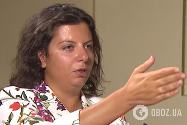 'Україна занадто велика країна, треба її скоротити': пропагандистка Симоньян прямо назвала ціль війни. Відео