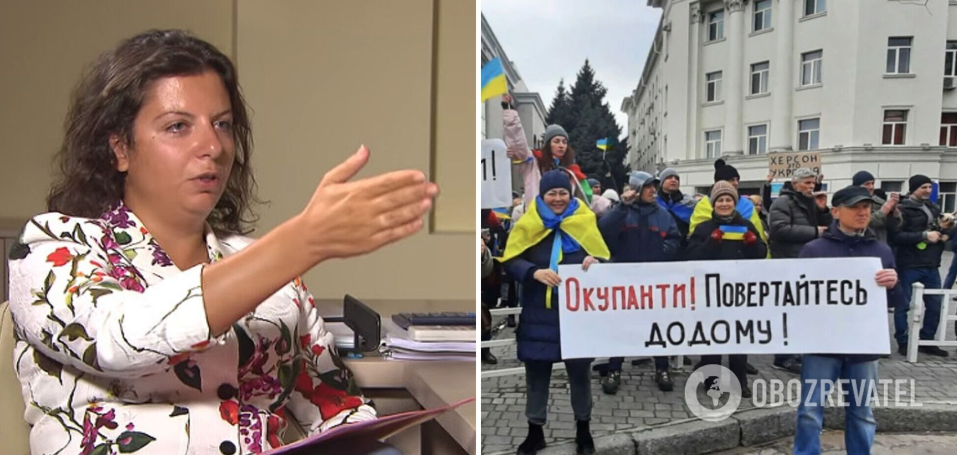 'Україна занадто велика країна, треба її скоротити': пропагандистка Симоньян прямо назвала ціль війни. Відео 