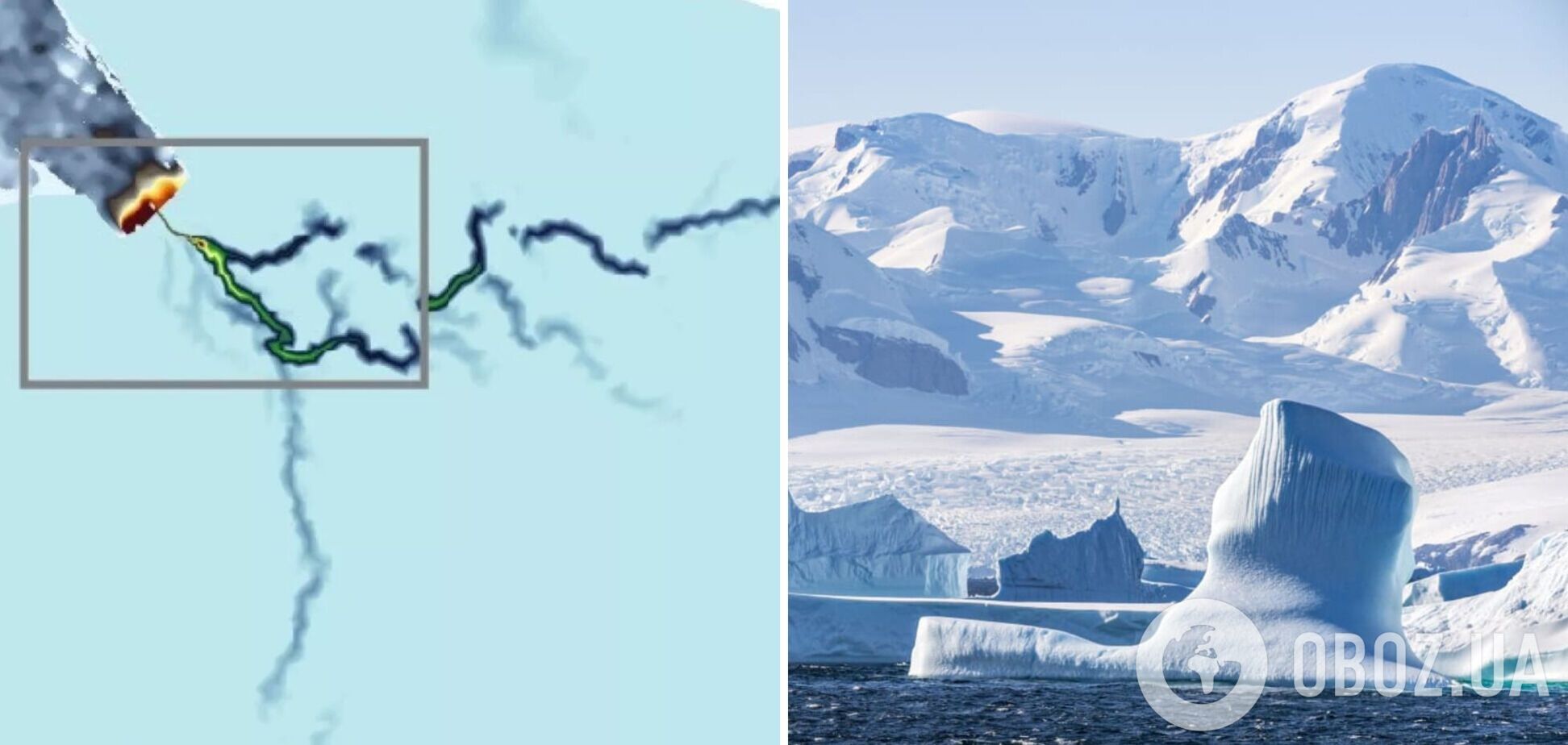 Під льодом Антарктики виявлено величезну річку, яка може становити небезпеку для всього людства
