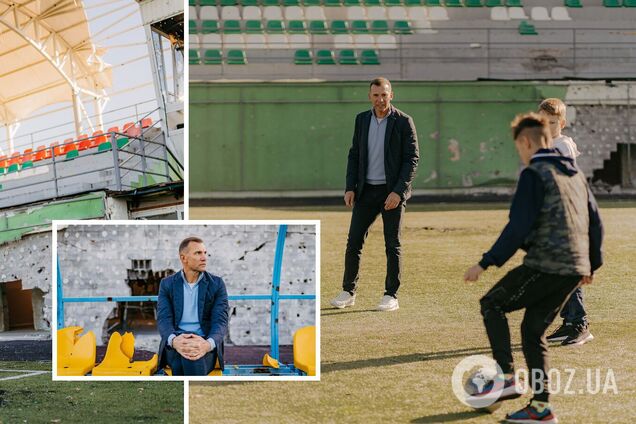 Легендарний Андрій Шевченко разом з UNITED24 розпочав збір коштів на відбудову стадіону в Ірпені