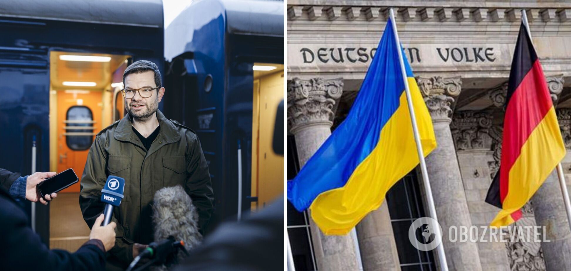 В Украину с визитом прибыл министр юстиции Германии Марко Бушман. Фото