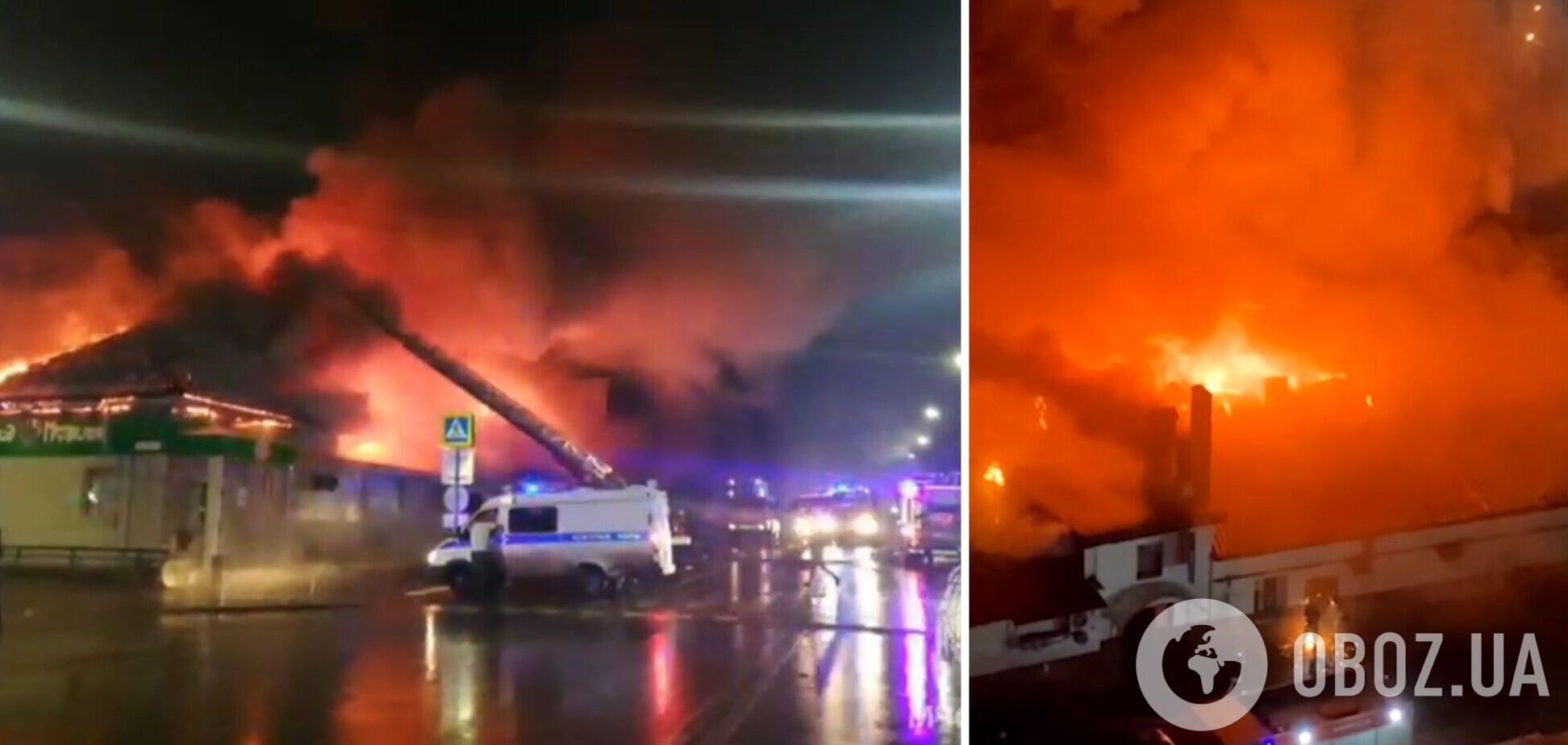 Запустили петарду: в Росії в кафе зі знаковою назвою 'Полігон' через пожежу загинули 15 осіб, 60 постраждали. Відео