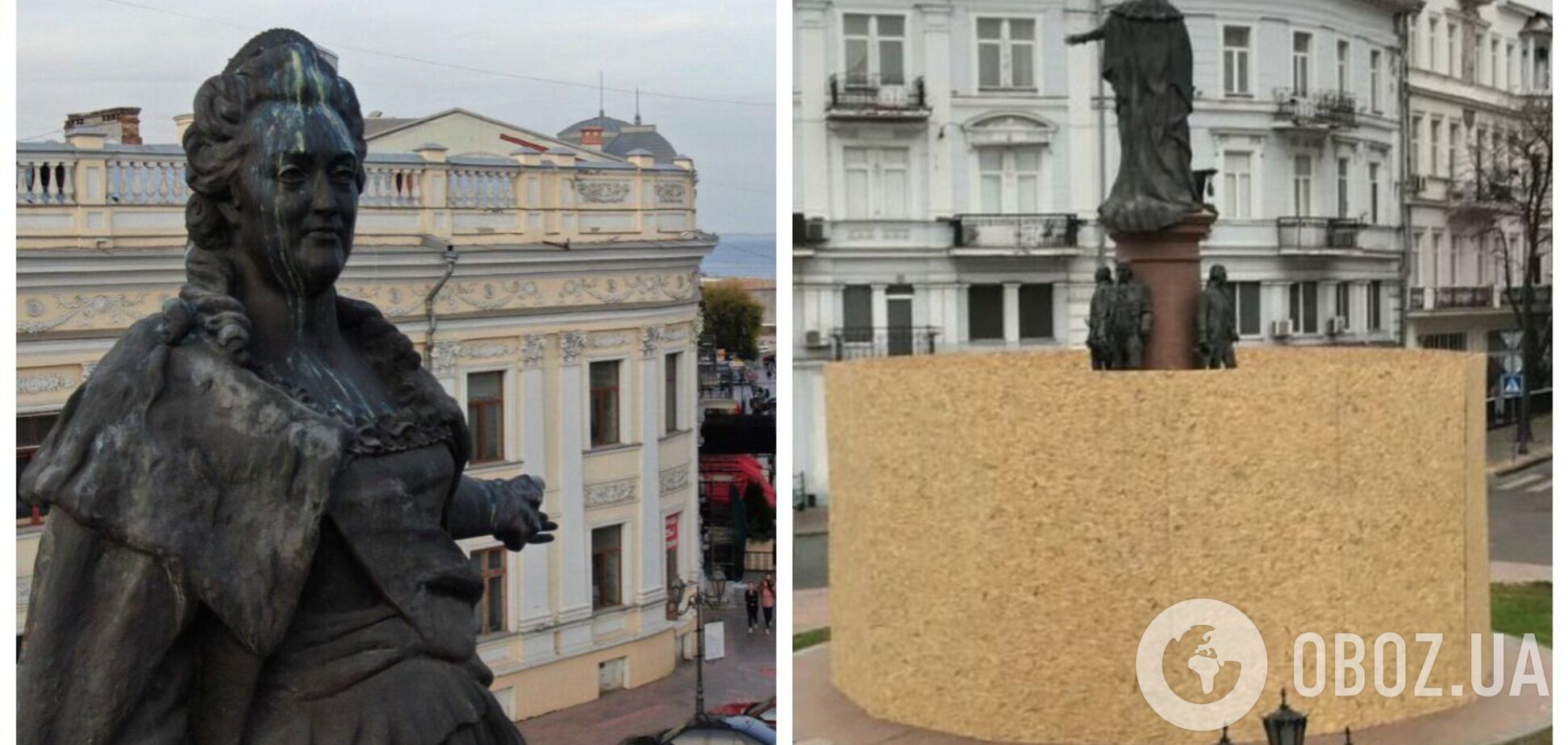 Одеська міська рада підтримала рішення про демонтаж пам’ятника Катерині II і Суворову