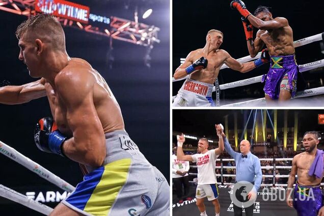 Непобедимый украинский боксер эффектно выиграл бой в США. Видео