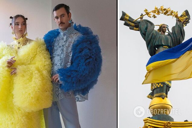 Fashion-блогеры из Нью-Йорка в экстравагантных образах поддержали Украину. Фото