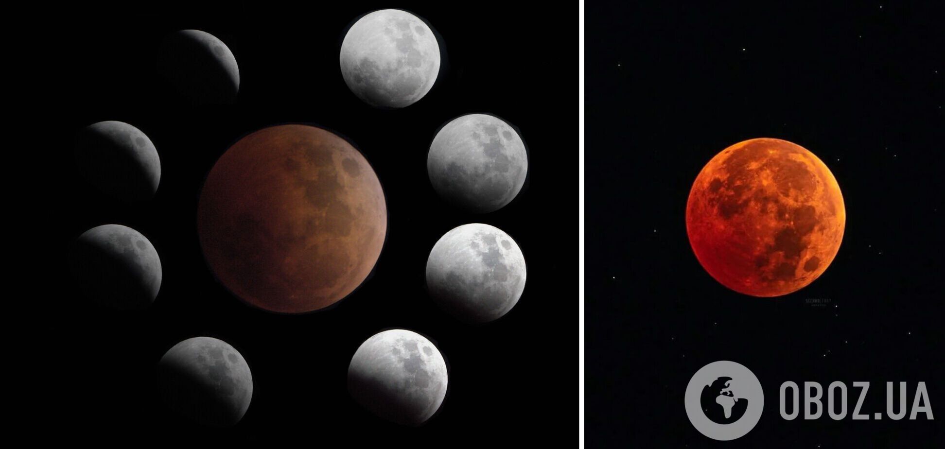 'Кривавий Місяць' 8 листопада: мережу заполонили фото яскравого видовища