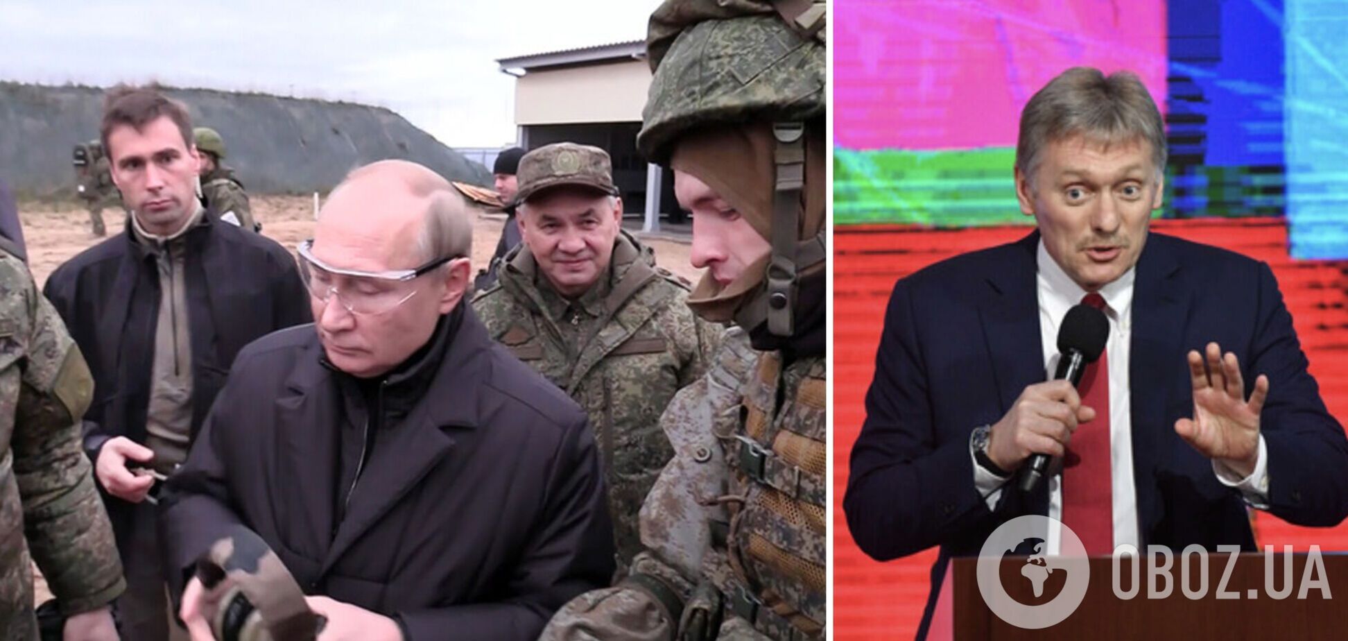 'Настане час': Пєсков заявив, що Путін може відвідати з візитом окупований Донбас