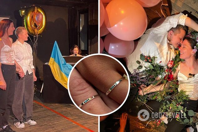 Звезда 'Клондайка' Оксана Черкашина вышла замуж за режиссера Зою Лактионову: праздник состоялся в Польше, где это невозможно