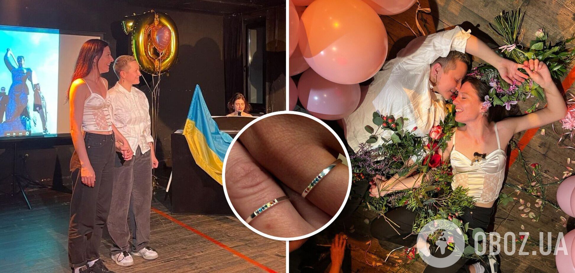 Звезда 'Клондайка' Оксана Черкашина вышла замуж за режиссера Зою Лактионову: праздник состоялся в Польше, где это невозможно