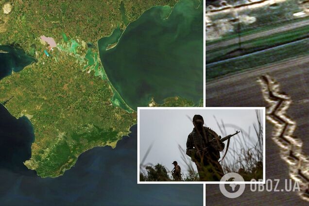 Окопи російських військ у Криму