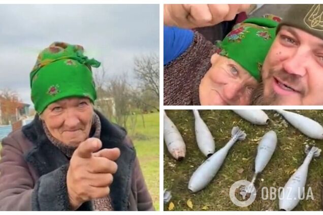 Українська бабуся 'озброїла' воїнів ЗСУ, розповівши, де зброя загарбників: мережу зворушливо відео