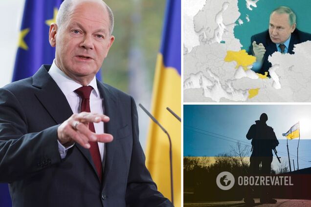 'Мы не позволим нас запугать': Шольц назвал стратегию России 'отчаянной' и заявил о поддержке Украины до победы