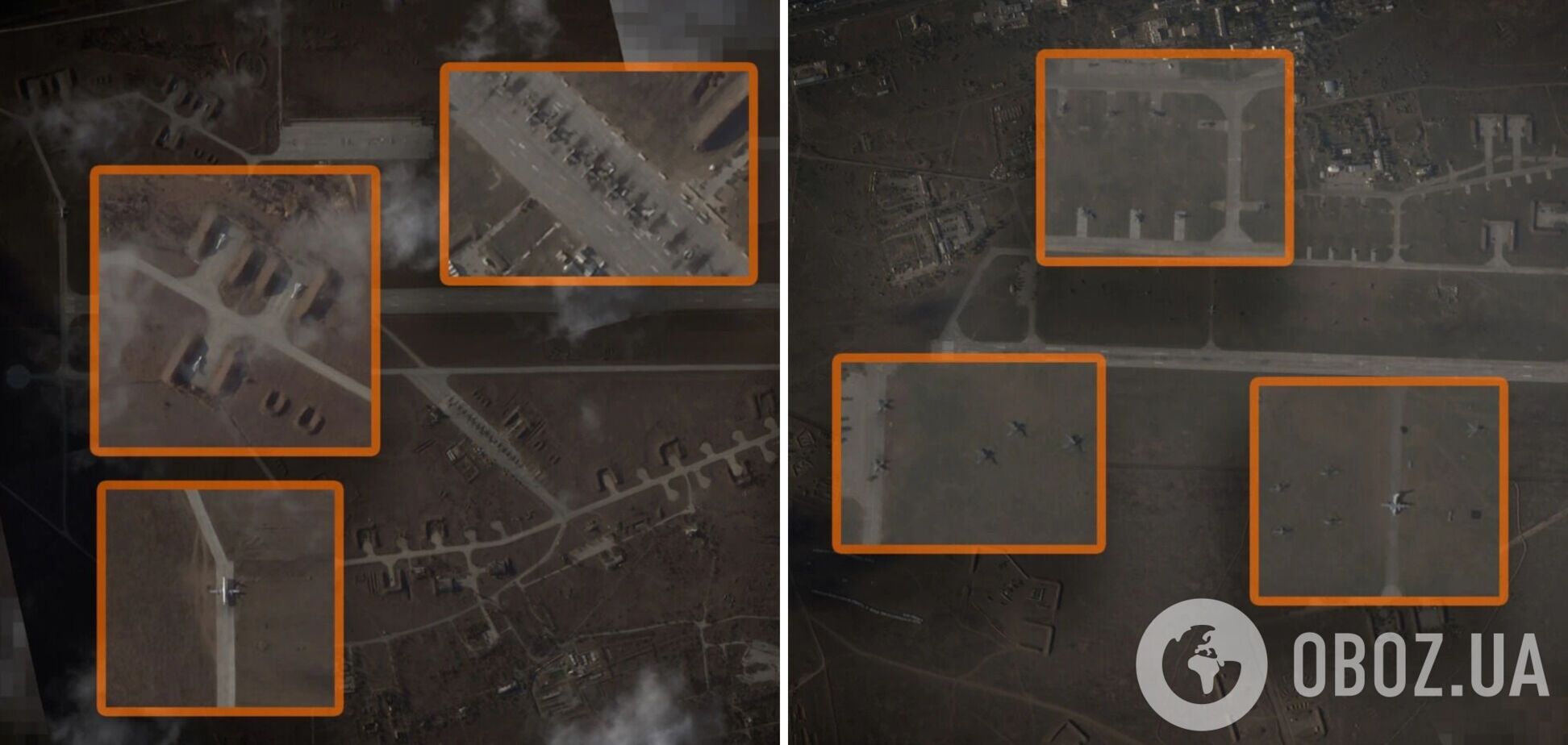 Россия развернула в оккупированном Крыму 10 военных аэродромов и два авиазавода: спутниковые фото