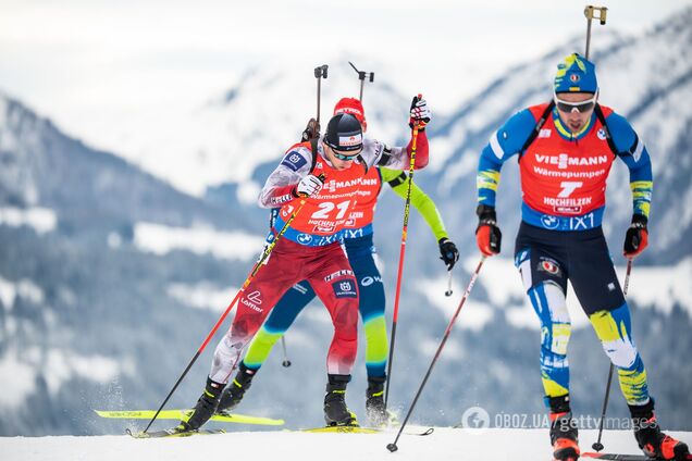 На Кубку світу з біатлону відбулася чоловіча естафета. Результат України