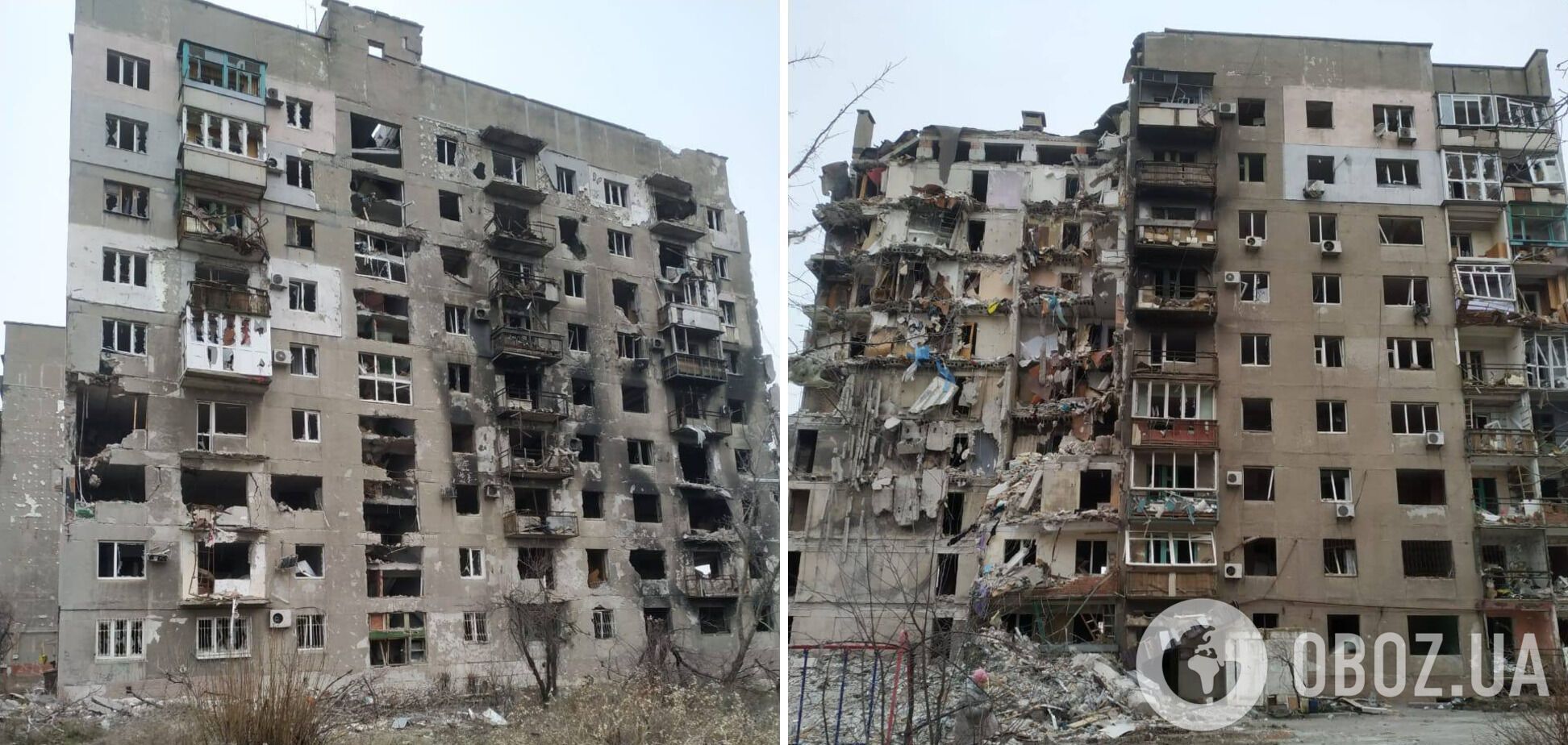Российские оккупанты превратили украинский Мариуполь в руины