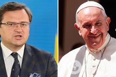 Кулеба закликав Папу Римського прямо назвати Росію винною в розв’язанні війни, якщо Ватикан хоче стати миротворцем