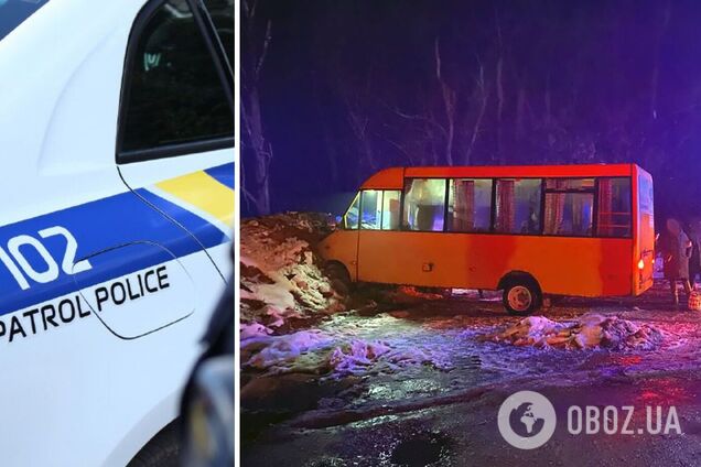 Під Черніговом маршрутка влетіла в блокпост: багато постраждалих. Фото