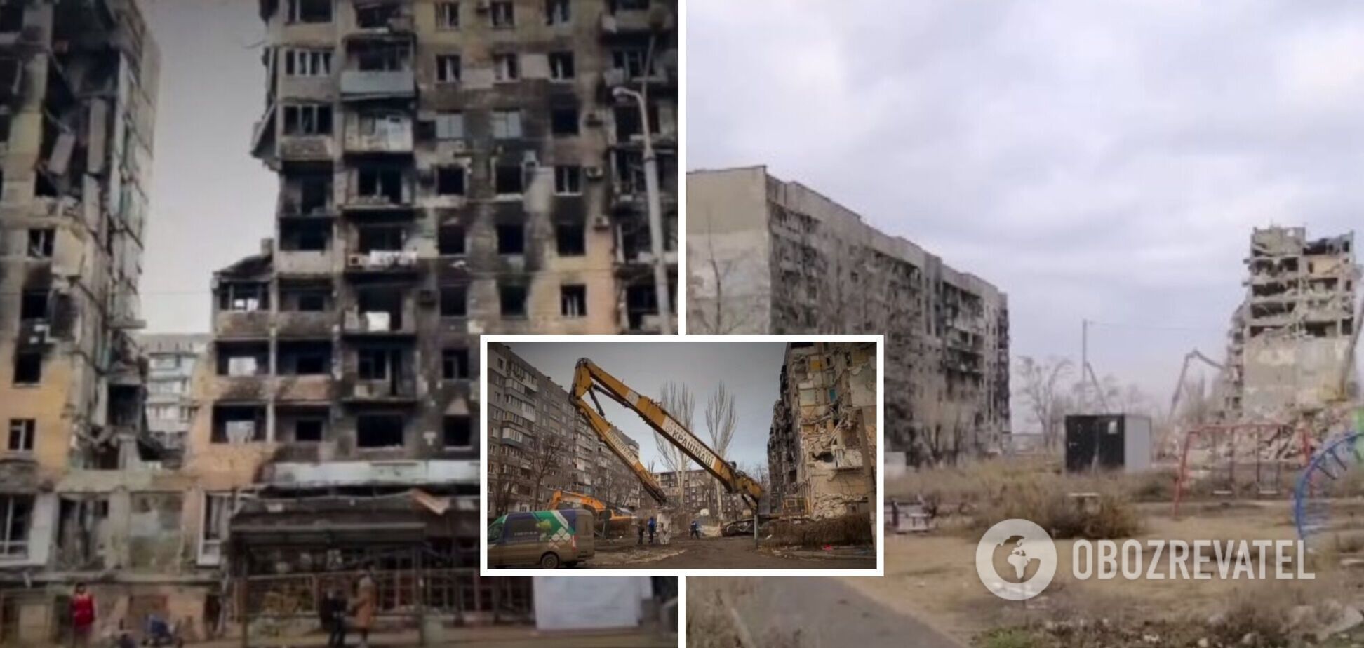 Оккупанты продолжают уничтожать Мариуполь, люди брошены на произвол судьбы: в сети показали, как выглядит город сейчас. Видео