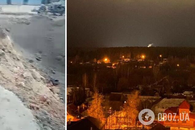 На місці величезна вирва: з'явилися кадри з місця 'бавовни' в Клинцях Брянської області РФ і нові деталі НП