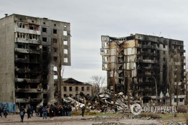 Светлана Тарабарова посетила Бородянку, показав масштаб разрушений в поселке