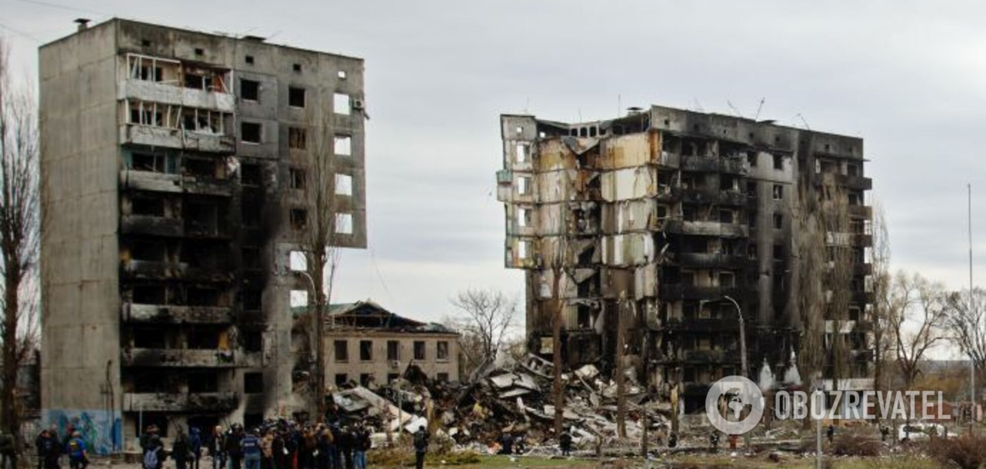Светлана Тарабарова посетила Бородянку, показав масштаб разрушений в поселке