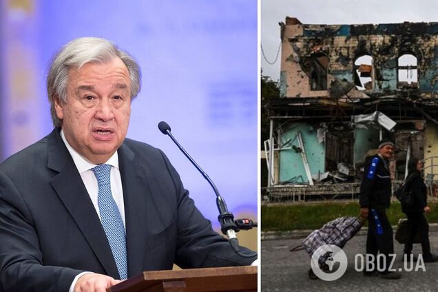 В ООН заявили, что генсек Гутерреш 'готов содействовать прекращению войны в Украине'