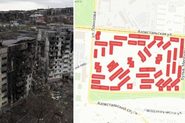 Оккупанты хотят снести целый квартал возле завода 'Азовсталь' в Мариуполе: там в домах до сих пор живут люди