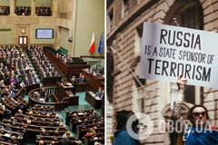 Польський Сейм визнав Росію державою-спонсором тероризму