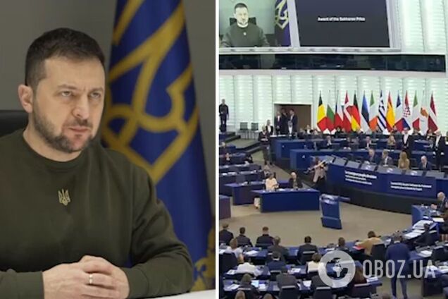 'Треба діяти вже зараз': Зеленський під час вручення премії Сахарова закликав притягнути до відповідальності всіх, хто розвʼязав війну