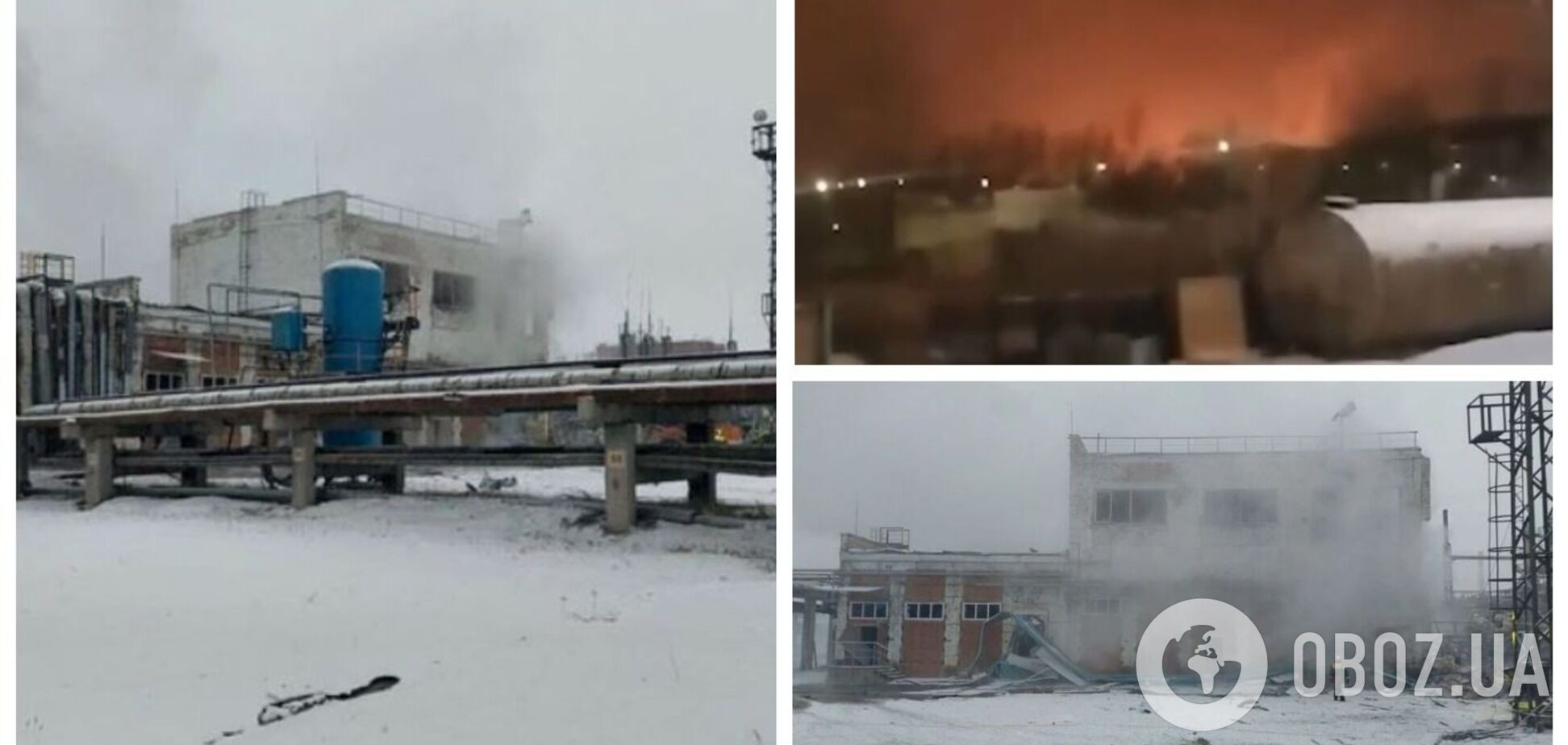 В Иркутской области РФ прогремел взрыв на нефтеперерабатывающем заводе, загорелся пожар: есть погибшие. Фото и видео