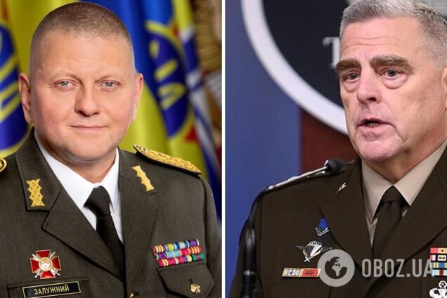 С Россией нужно воевать до самого конца: Залужный и генерал Милли обсудили ситуацию на фронте и поддержку Украины