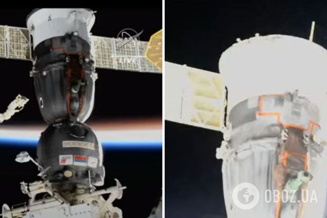 На российском 'Союзе' на МКС произошло ЧП